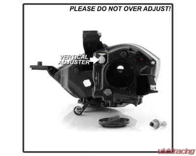 Xtune OE Chrome Right Passenger Side Projector Headlight Dodge Dart 2013-2016 - HD-JH-DDART13-H-C-R