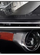 Xtune OEM Right Passenger Side Halogen Models Only Projector Headlight With Black Lens Dodge Dart 2013-2016                                     - HD-JH-DDART13-H-OE-R - Image 3