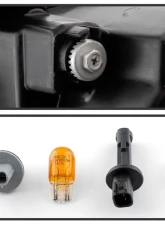 Xtune OEM Right Passenger Side Halogen Models Only Projector Headlight With Black Lens Dodge Dart 2013-2016                                     - HD-JH-DDART13-H-OE-R - Image 5