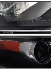 Xtune OEM Right Passenger Side HID Models Only Projector Headlight With Black Lens Dodge Dart 2013-2016                                     - HD-JH-DDART13-HID-OE-R - Image 3