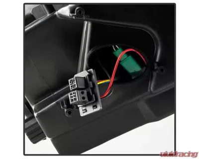 Xtune OEM Right Passenger Side HID Models Only Projector Headlight With Black Lens Dodge Dart 2013-2016 - HD-JH-DDART13-HID-OE-R