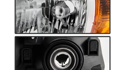 Xtune Chrome OEM Style Headlights Dodge Grand Caravan 2008-2010                                     - HD-JH-DGC08-AM-C - Image 3