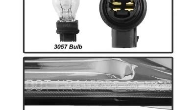 Xtune Chrome OEM Style Headlights Dodge Grand Caravan 2008-2010                                     - HD-JH-DGC08-AM-C - Image 6