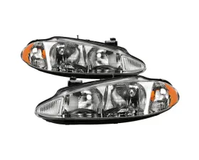 Xtune Chrome Crystal Headlights Dodge Intrepid 1998-2004