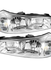 Xtune Chrome Crystal Headlights Ford Contour 1998-2000                                     - HD-JH-FCON98-C - Image 5