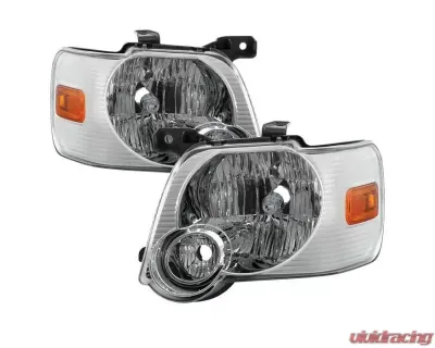 Xtune Chrome OEM Style Headlights Ford Explorer 2006-2010 - HD-JH-FEXP06-AM-C