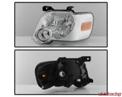Xtune Chrome OEM Style Headlights Ford Explorer 2006-2010 - HD-JH-FEXP06-AM-C