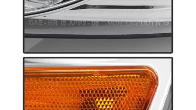 Xtune Chrome OEM Style Headlights Ford Explorer 2006-2010                                     - HD-JH-FEXP06-AM-C - Image 3