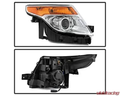 Xtune Chrome OEM Style Headlights Ford Explorer 2011-2015 - HD-JH-FEXP11-AM-C