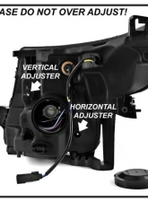 Xtune Chrome OEM Style Headlights Ford Explorer 2011-2015                                     - HD-JH-FEXP11-AM-C - Image 5