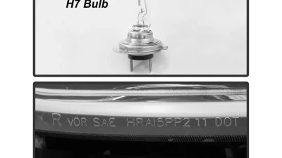 Xtune OEM Right Passenger Side Headlights Ford Explorer 2011-2015                                     - HD-JH-FEXP11-OE-R - Image 6