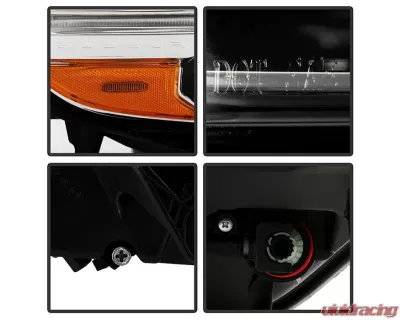 Xtune OE Right Passenger Side Full LED w/ DRL Headlight Ford Explorer XLT / Limited non-Adaptive 2020-2022 - HD-JH-FEXP20XLT-LED-OE-R