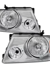 Xtune Chrome Amber Crystal Headlights Ford F150 2004-2008                                     - HD-JH-FF15004-AM-C - Image 6