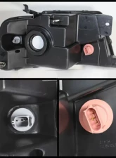 Xtune Chrome Amber Crystal Headlights Ford F150 2004-2008                                     - HD-JH-FF15004-AM-C - Image 2