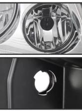 Xtune Chrome Amber Crystal Headlights Ford F150 2004-2008                                     - HD-JH-FF15004-AM-C - Image 4