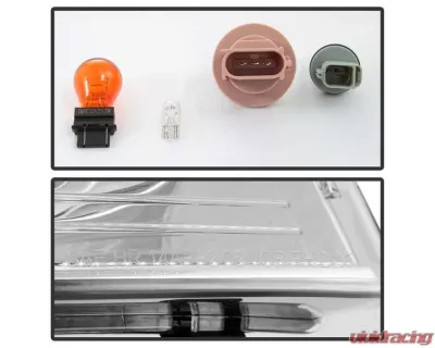 Xtune Chrome Amber Crystal Headlights Ford F150 2004-2008 - HD-JH-FF15004-AM-C