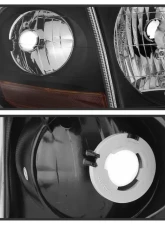 Xtune Black OEM Style Headlights With Corner Lights Ford F150 | Expedition 1997-2003                                     - HD-JH-FF15097-L-SET-BK - Image 4