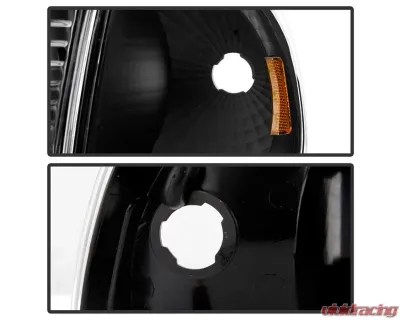 Xtune Black Crystal Headlights With Corner Lights Ford F150 | Expedition 1997-2003 - HD-JH-FF15097-SET-AM-BK