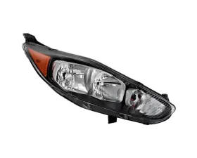 Xtune Black Right Passenger Side OE Style Headlights Ford Fiesta 2014-2018