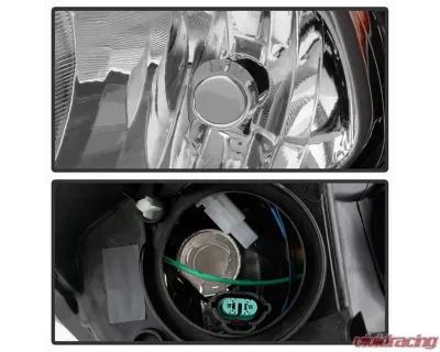 Xtune Black OE Style Headlights Ford Fiesta 2014-2018 - HD-JH-FFIE14-BK-SET