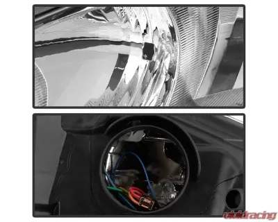 Xtune Black OE Style Headlights Ford Fiesta 2014-2018 - HD-JH-FFIE14-BK-SET