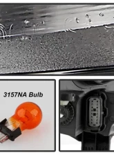 Xtune Black OE Style Headlights Ford Fiesta 2014-2018                                     - HD-JH-FFIE14-BK-SET - Image 6