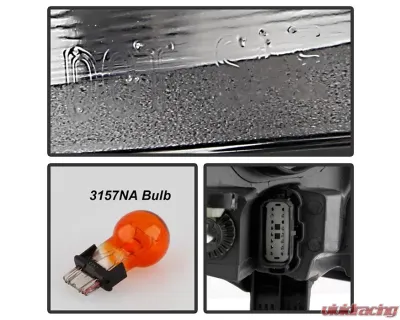 Xtune Black OE Style Headlights Ford Fiesta 2014-2018 - HD-JH-FFIE14-BK-SET