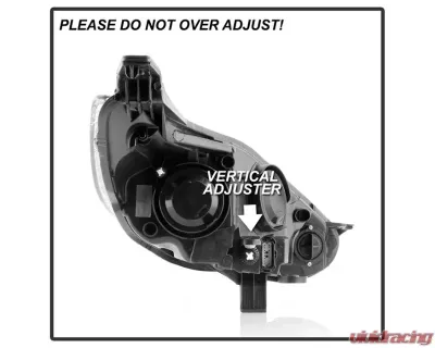 Xtune Black OE Style Headlights Ford Fiesta 2014-2018 - HD-JH-FFIE14-BK-SET