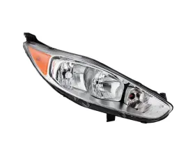 Xtune Chrome Right Passenger Side OE Style Headlights Ford Fiesta 2014-2018
