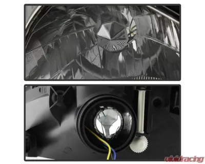 Xtune Chrome OEM Style Headlights Ford Focus 2000-2004 - HD-JH-FFOC00-C