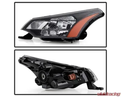 Xtune OE Set Black Crystal Headlights Ford Focus 2008-2011 - HD-JH-FFOC08-AM-BK