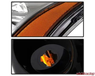 Xtune OE Set Black Crystal Headlights Ford Focus 2008-2011 - HD-JH-FFOC08-AM-BK