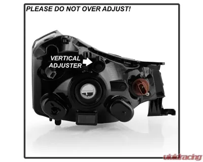 Xtune OE Set Black Crystal Headlights Ford Focus 2008-2011 - HD-JH-FFOC08-AM-BK