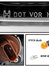 Xtune OE Set Black Crystal Headlights Ford Focus 2008-2011                                     - HD-JH-FFOC08-AM-BK - Image 8