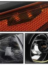 Xtune Black Left Driver Side OE Style Headlights Ford Focus 2015-2018                                     - HD-JH-FFOC15-BK-L - Image 4