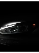Xtune Chrome Driver and Passenger Side Factory Style Headlights with LED DRL Ford Focus 2015-2018                                     - HD-JH-FFOC15-LED-AM-C - Image 7