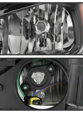 Xtune Black Left Driver Side Factory Style Headlight with LED DRL Ford Focus 2015-2018                                     - HD-JH-FFOC15-LED-BK-L - Image 3