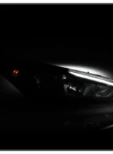 Xtune Black Right Passenger Side Factory Style Headlight with LED DRL Ford Focus 2015-2018                                     - HD-JH-FFOC15-LED-BK-R - Image 7