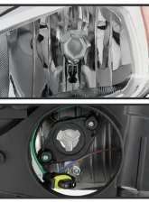 Xtune Chrome Left Driver Side Factory Style Headlight with LED DRL Ford Focus 2015-2018                                     - HD-JH-FFOC15-LED-OE-L - Image 3