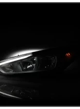 Xtune Chrome Left Driver Side Factory Style Headlight with LED DRL Ford Focus 2015-2018                                     - HD-JH-FFOC15-LED-OE-L - Image 7