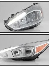 Xtune Chrome Left Driver Side Factory Style Headlight with LED DRL Ford Focus 2015-2018                                     - HD-JH-FFOC15-LED-OE-L - Image 9