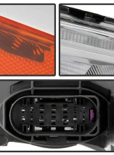 Xtune Chrome Right Passenger Side Factory Style Headlight with LED DRL Ford Focus 2015-2018                                     - HD-JH-FFOC15-LED-OE-R - Image 4