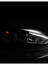 Xtune Chrome Right Passenger Side Factory Style Headlight with LED DRL Ford Focus 2015-2018                                     - HD-JH-FFOC15-LED-OE-R - Image 7