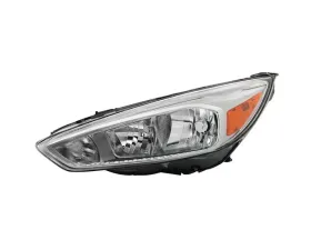 Xtune Chrome Left Driver Side Factory Style Headlight Ford Focus 2015-2018