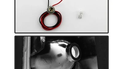 Xtune Smoked OEM style Headlights with Corner Parking Lights Ford Mustang 1987-1993                                     - HD-JH-FM87-6PC-AM-SM - Image 5