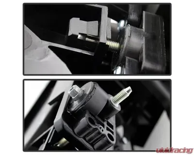 Xtune Chrome Headlights With Parking  & Amber Corner Lights GMC | Chevrolet Suburban 1994-1999 - HD-JH-GCK94-AM-C-SET