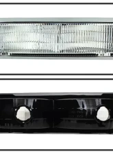 Xtune Chrome OEM Style Headlights With Corner & Parking Lights GMC | Chevrolet Suburban 1994-1999                                     - HD-JH-GCK94-OE-C-SET - Image 4
