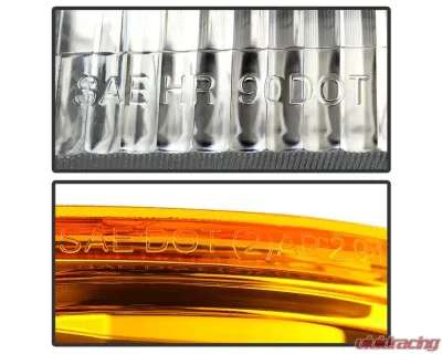 Xtune Chrome OEM Style Headlights With Corner & Parking Lights GMC | Chevrolet Suburban 1994-1999 - HD-JH-GCK94-OE-C-SET