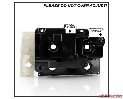 Xtune Chrome Crystal Headlights With Corner & Bumper Lights Chevrolet | GMC 1988-1993 - HD-JH-GMCCK88-AM-C-SET