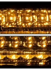 Xtune Chrome Smoke Crystal Headlights With Corner & LED Bumper Lights Chevrolet | GMC 1988-1993                                     - HD-JH-GMCCK88-LED-AM-SM-SET - Image 11